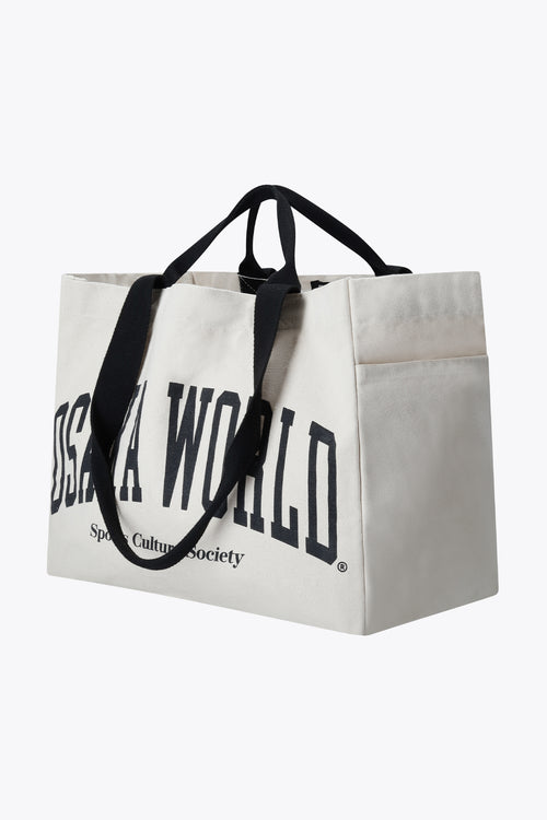 Osaka Cotton Tote Bag | Natural Raw
